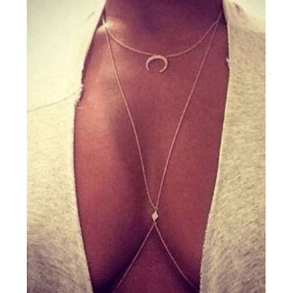 Jewelry - New Sexy Body Chain Necklace.